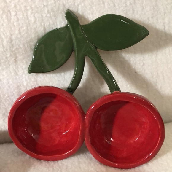 MANGO TREE STUDIOS 3 Ceramic Fruit Sauce Dip Relish Dishes PJS OOAK New - Picture 4 of 15